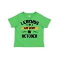 thumbnail image 1 of Inktastic Legends Are Born in October Boys or Girls Toddler T-Shirt, 1 of 5
