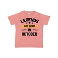 thumbnail image 1 of Inktastic Legends Are Born in October Boys or Girls Toddler T-Shirt, 1 of 5