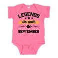 thumbnail image 1 of Inktastic Legends Are Born in September Boys or Girls Baby Bodysuit, 1 of 5
