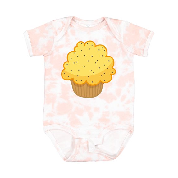 Inktastic Lemon Poppyseed Muffin Boys or Girls Baby Bodysuit