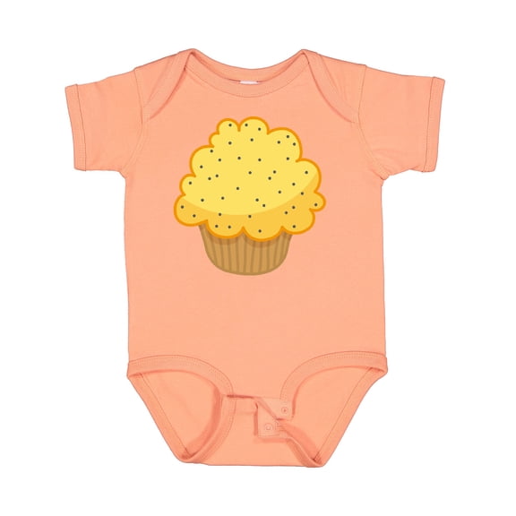 Inktastic Lemon Poppyseed Muffin Boys or Girls Baby Bodysuit