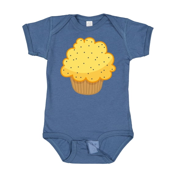 Inktastic Lemon Poppyseed Muffin Boys or Girls Baby Bodysuit