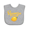 thumbnail image 1 of Inktastic Lemon Squeeze The Day Boys or Girls Baby Bib, 1 of 4