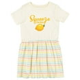 thumbnail image 1 of Inktastic Lemon Squeeze the Day Girls Toddler Dress, 1 of 5