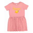 thumbnail image 1 of Inktastic Lemon Squeeze the Day Girls Toddler Dress, 1 of 5