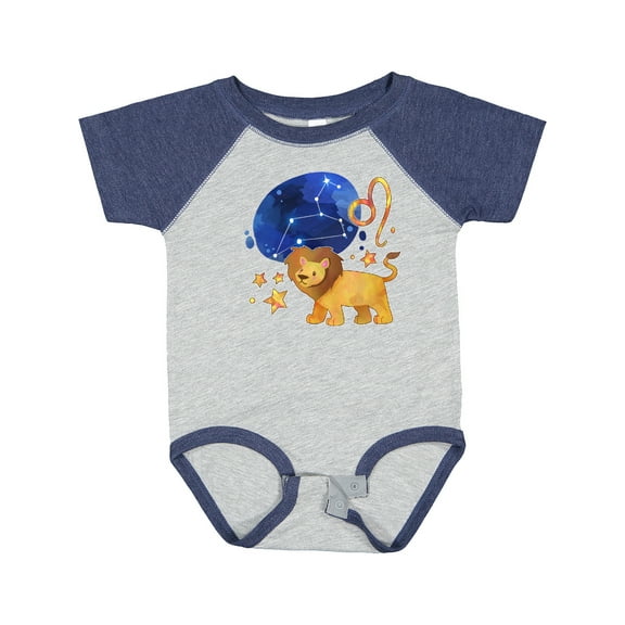 Inktastic Leo Constellation Zodiac Sign Illustration Boys or Girls Baby Bodysuit