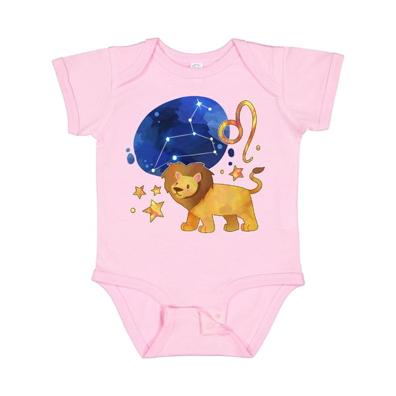 Inktastic Leo Constellation Zodiac Sign Illustration Boys or Girls Baby Bodysuit
