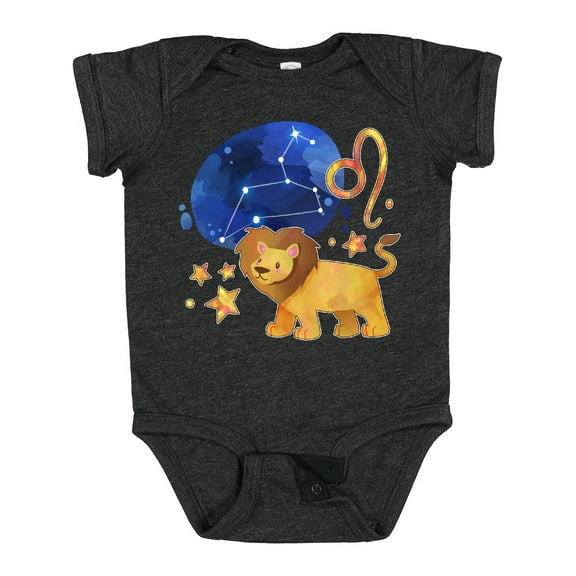 Inktastic Leo Constellation Zodiac Sign Illustration Boys or Girls Baby Bodysuit