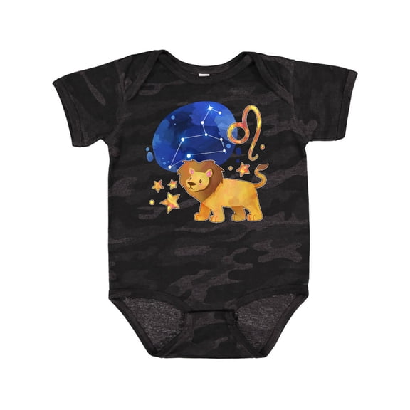 Inktastic Leo Constellation Zodiac Sign Illustration Boys or Girls Baby Bodysuit