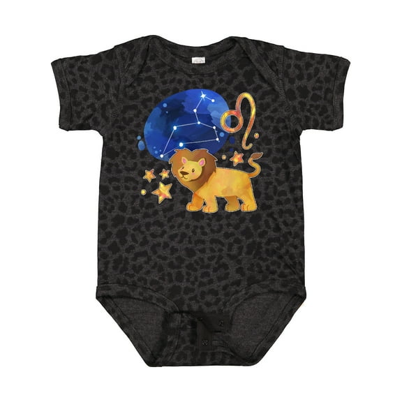 Inktastic Leo Constellation Zodiac Sign Illustration Boys or Girls Baby Bodysuit