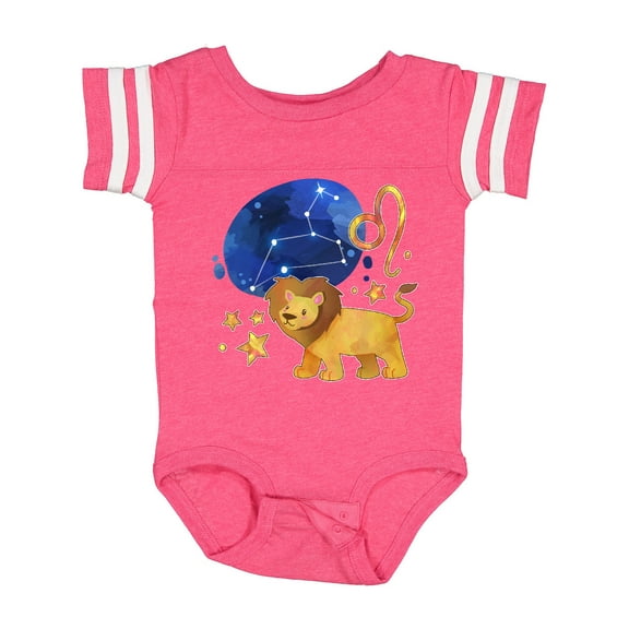 Inktastic Leo Constellation Zodiac Sign Illustration Boys or Girls Baby Bodysuit