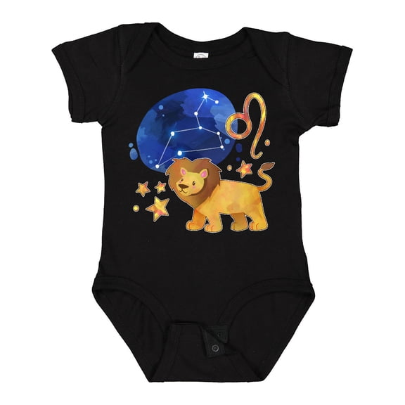 Inktastic Leo Constellation Zodiac Sign Illustration Boys or Girls Baby Bodysuit