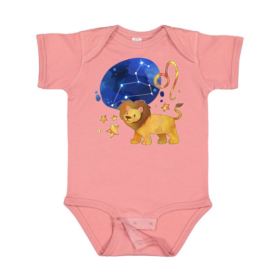 Inktastic Leo Constellation Zodiac Sign Illustration Boys or Girls Baby Bodysuit