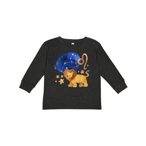 Inktastic Leo Constellation Zodiac Sign Illustration Boys or Girls Long Sleeve Toddler T-Shirt