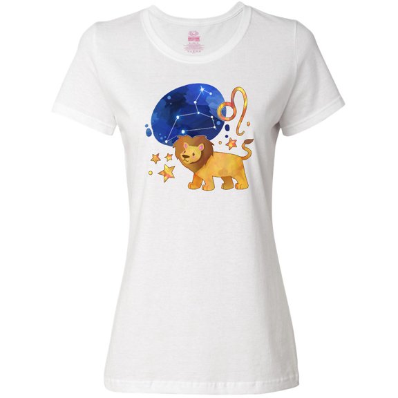 Inktastic Leo Constellation Zodiac Sign Illustration Women's T-Shirt