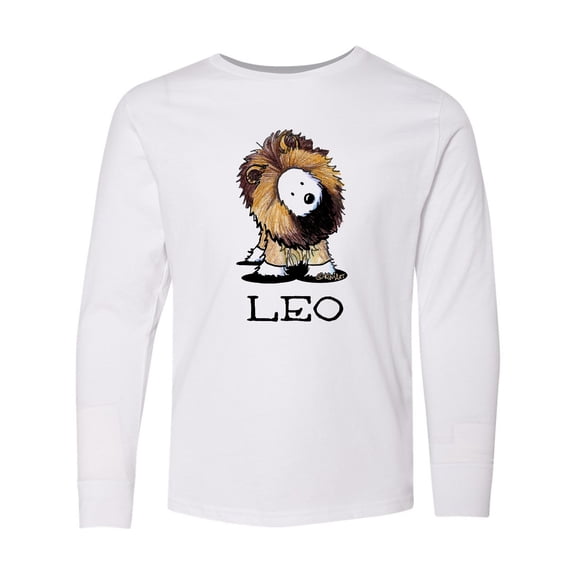 Inktastic Leo Lion Westie Long Sleeve Youth T-Shirt