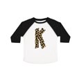 thumbnail image 1 of Inktastic Leopard Print Letter K Boys or Girls Toddler T-Shirt, 1 of 5