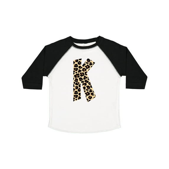 Inktastic Leopard Print Letter K Boys or Girls Toddler T-Shirt