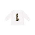 thumbnail image 1 of Inktastic Leopard Print Letter L Boys or Girls Long Sleeve Toddler T-Shirt, 1 of 5