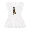 thumbnail image 1 of Inktastic Leopard Print Letter L Girls Baby Dress, 1 of 5