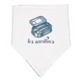 thumbnail image 1 of Inktastic Les Sardines Maritime Fish Baby Bandana Bib, 1 of 4