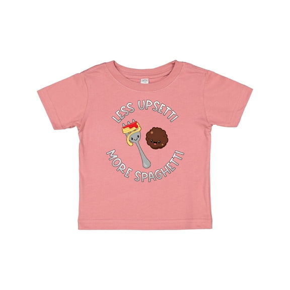 Inktastic Less Upsetti More Spaghetti Boys or Girls Baby T-Shirt