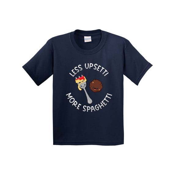 Inktastic Less Upsetti More Spaghetti Youth T-Shirt