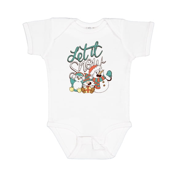 Inktastic Let It Snow Boys or Girls Baby Bodysuit