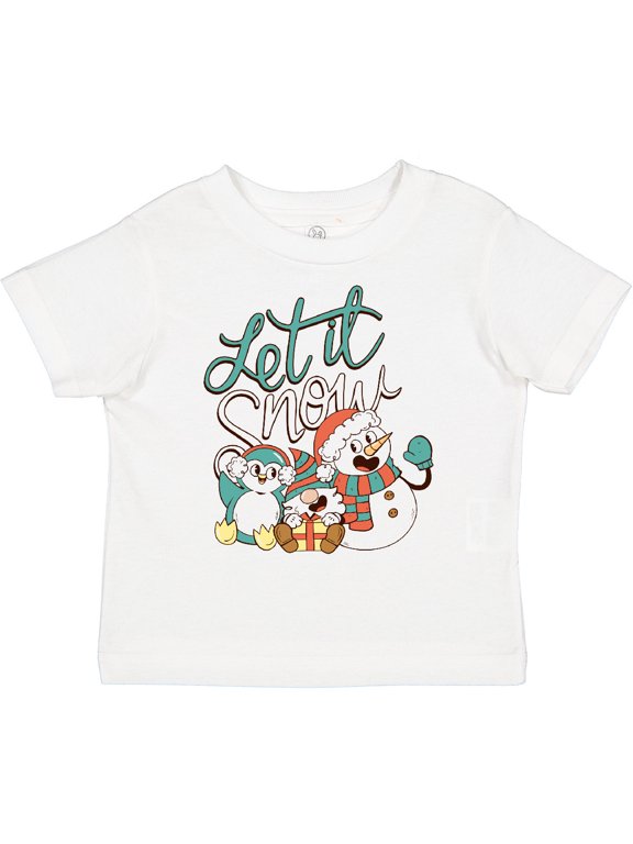 Let It Snow Boys or Girls Toddler T-Shirt