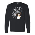 thumbnail image 1 of Inktastic Let It Snow Long Sleeve T-Shirt, 1 of 5