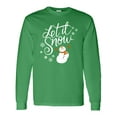 thumbnail image 1 of Inktastic Let It Snow Long Sleeve T-Shirt, 1 of 5