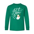 thumbnail image 1 of Inktastic Let It Snow Long Sleeve Youth T-Shirt, 1 of 5