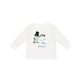 thumbnail image 1 of Inktastic Let It Snow Sassy Snowman in Top Hat Boys or Girls Long Sleeve Toddler T-Shirt, 1 of 5