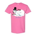 thumbnail image 1 of Inktastic Let It Snow Sassy Snowman in Top Hat T-Shirt, 1 of 5