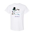 thumbnail image 1 of Inktastic Let It Snow Sassy Snowman in Top Hat T-Shirt, 1 of 5
