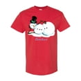 thumbnail image 1 of Inktastic Let It Snow Sassy Snowman in Top Hat T-Shirt, 1 of 5