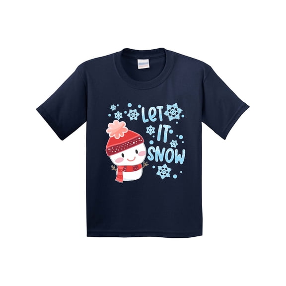 Inktastic Let It Snow Snow Kid Youth T-Shirt