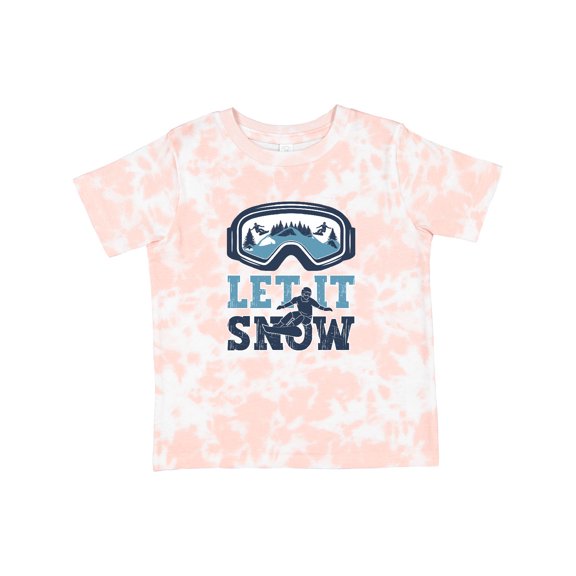 Inktastic Let It Snow Snowboarding Boys or Girls Toddler T-Shirt