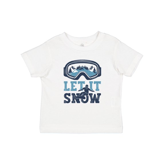Inktastic Let It Snow Snowboarding Boys or Girls Toddler T-Shirt