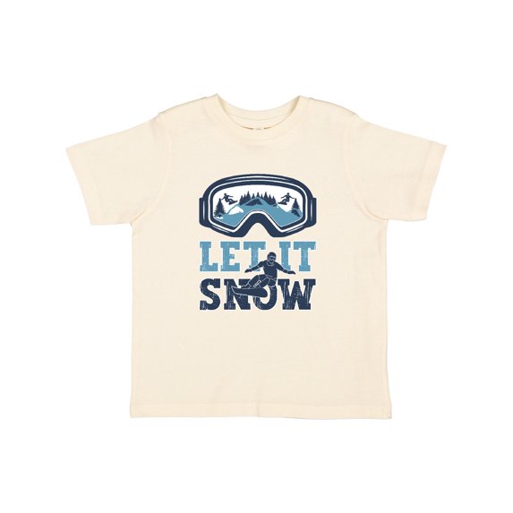 Inktastic Let It Snow Snowboarding Boys or Girls Toddler T-Shirt