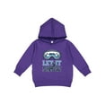 thumbnail image 1 of Inktastic Let It Snow Snowboarding Toddler Hoodie, 1 of 4