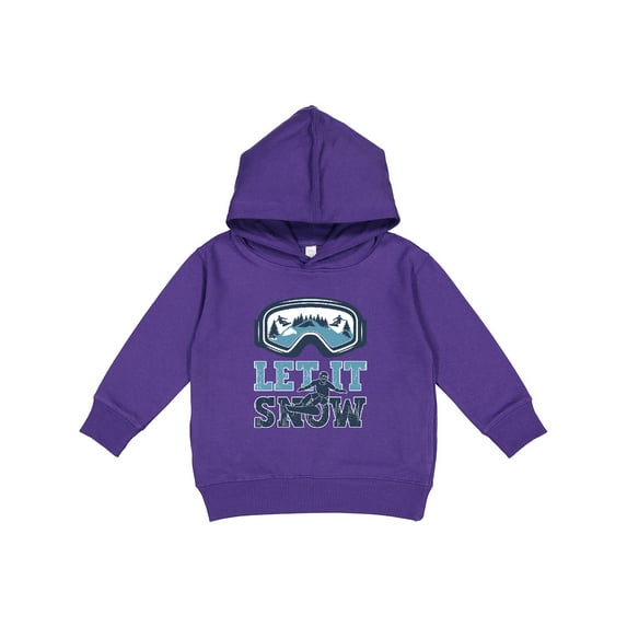 Inktastic Let It Snow Snowboarding Toddler Hoodie