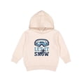 thumbnail image 1 of Inktastic Let It Snow Snowboarding Toddler Hoodie, 1 of 4