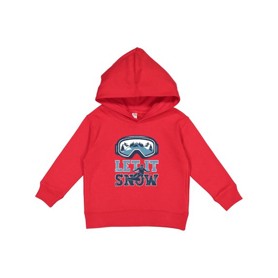 Inktastic Let It Snow Snowboarding Toddler Hoodie