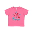 thumbnail image 1 of Inktastic Let It Snow, Snowflakes, Christmas - Red Blue Gray Boys or Girls Baby T-Shirt, 1 of 5