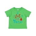 thumbnail image 1 of Inktastic Let It Snow, Snowflakes, Christmas - Red Blue Gray Boys or Girls Toddler T-Shirt, 1 of 5