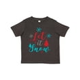 thumbnail image 1 of Inktastic Let It Snow, Snowflakes, Christmas - Red Blue Gray Boys or Girls Toddler T-Shirt, 1 of 5