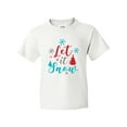 thumbnail image 1 of Inktastic Let It Snow, Snowflakes, Christmas - Red Blue Gray Youth T-Shirt, 1 of 5
