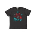 thumbnail image 1 of Inktastic Let It Snow, Snowflakes, Christmas - Red Blue Gray Youth T-Shirt, 1 of 5