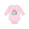 thumbnail image 1 of Inktastic Let It Snow, Snowflakes, Trees, Christmas, Xmas Boys or Girls Long Sleeve Baby Bodysuit, 1 of 5